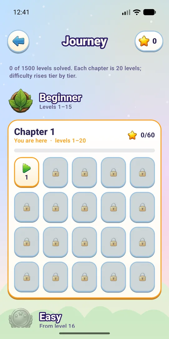 Ball Sort journey map